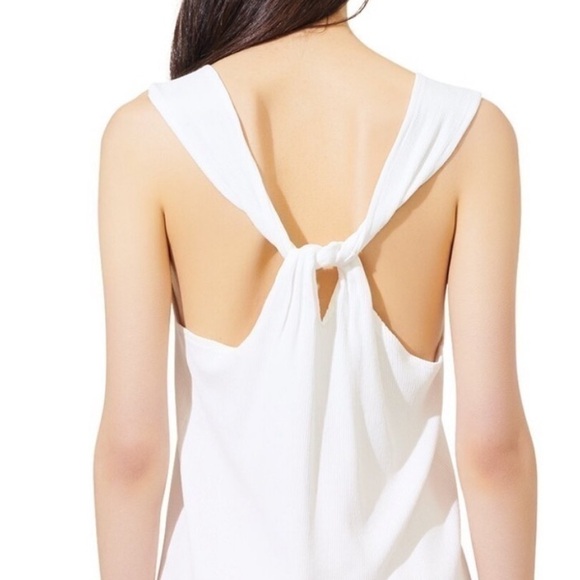 Maje mimosa twist back ribbed tank - Picture 1 of 6